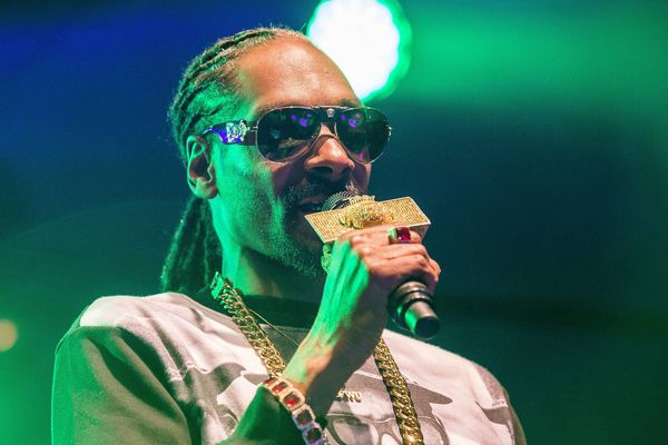 Snoop Dogg lors d'un de ses derniers concerts en suède. 