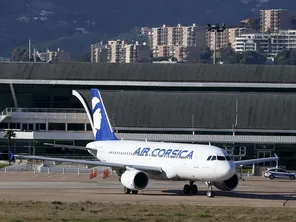 L'aéroport Napoléon Bonaparte à Ajaccio.