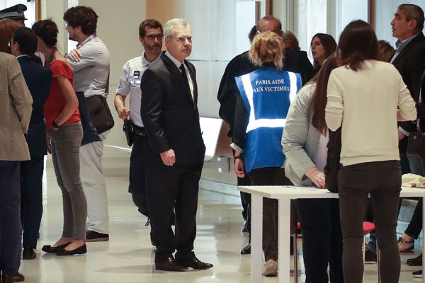 Olivier Laureau, président des laboratoires Servier lors de l'ouverture du procès du Mediator le 23 septembre