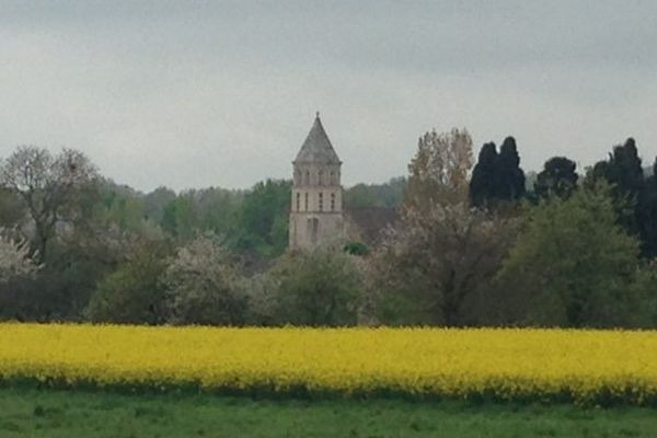 L'église de Civaux dans la Vienne.