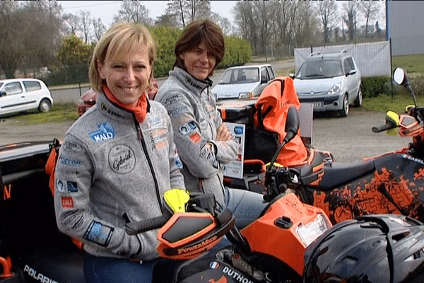 Pilar et Muriel sur leur quad