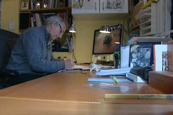 Jacques Ferrandez est  très affecté par ce qui est arrivé à ses collègues de Charlie Hebdo.
