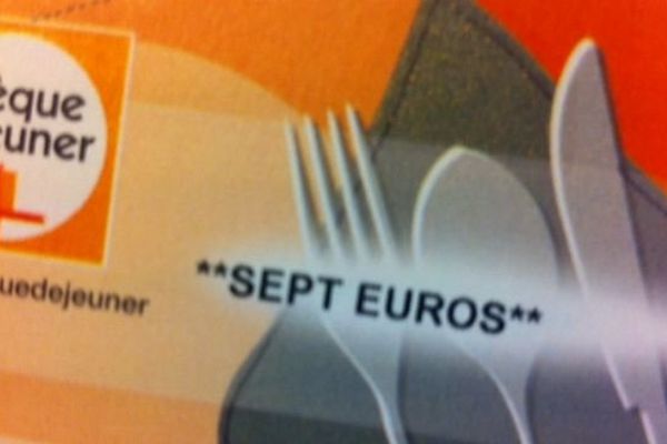 Titre-repas sur support papier