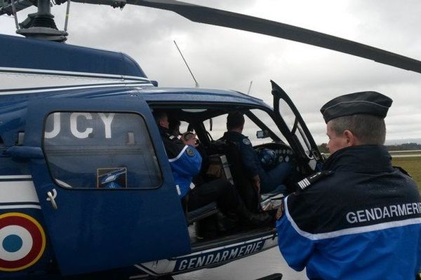 L'hélicoptère de la Gendarmerie de Limoges mobilisé sur la route jusqu'à la fin de l'année.