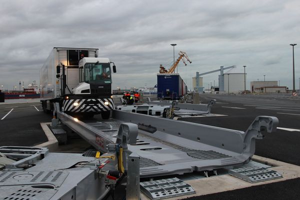 Le terminal ferroviaire de Calais