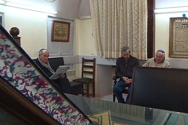 A la synagogue de Bastia, quatre membres de la communauté israélite ont partagé leurs inquiétudes. 