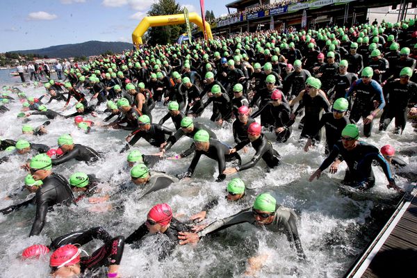 Les milliers de concurrents ont aussi été les plus rapides et chanceux au moment de leur inscription pour le triathlon de Gérardmer