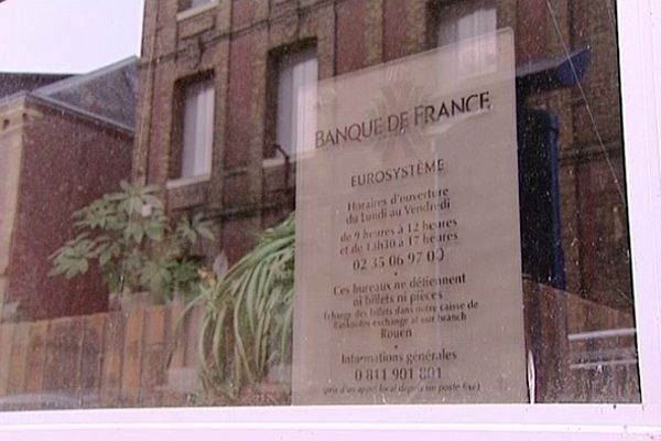 Les salariés de la Banque de France à Dieppe sont en grève.