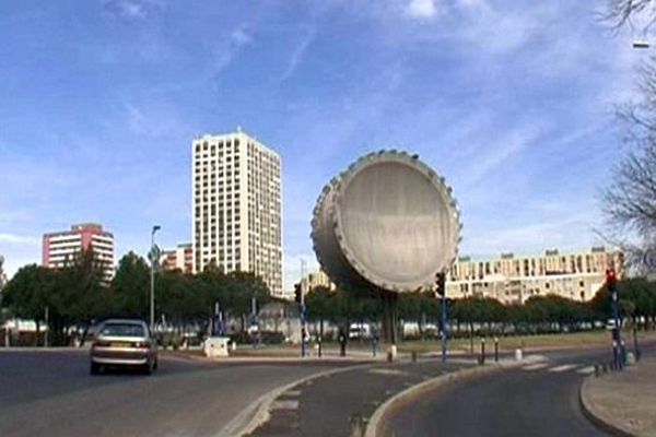 Montpellier - le quartier de la Paillade - mars 2015.