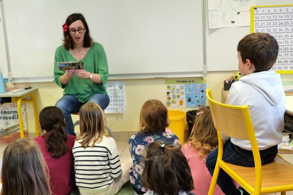 Julie Garnault est professeure des écoles à Saint-Martin-du-Vivier, en Seine-Maritime.