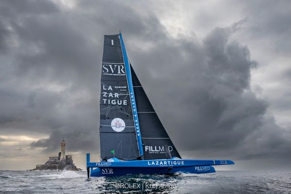 Le SVR-Lazartigue lors de la Fastnet Rolex