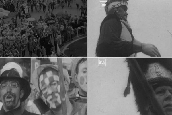 Des images du carnaval de Dunkerque il y a 50 ans.