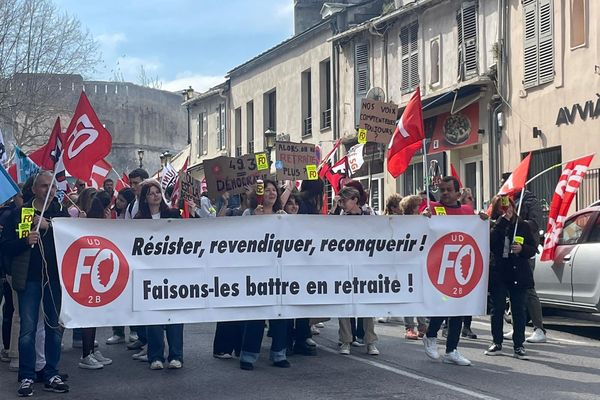 Plus de 3500 manifestants dans les rues de Bastia