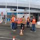Des salariés du site Metex d'Amiens nord se sont rassemblés devant l'usine lundi 3 juin 2024 au matin, jour de l'annonce du repreneur.