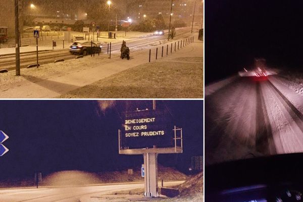 Neige dans le Nord et le Pas-de-Calais la nuit dernière et ce vendredi matin