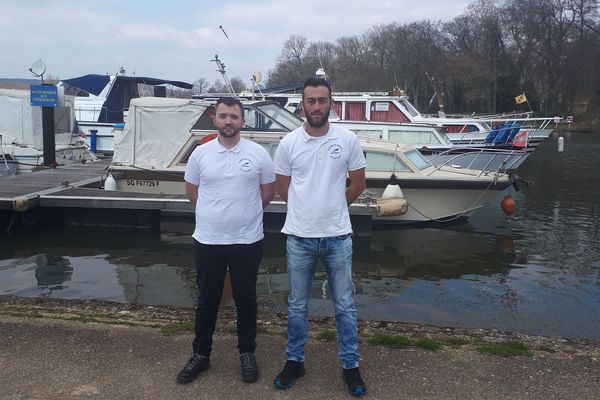 Geoffrey (à gauche) et Kévin (à droite), les fondateurs de Nautic Boat.