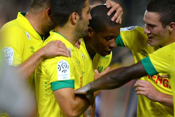 La joie du FC Nantes ici face à Reims.