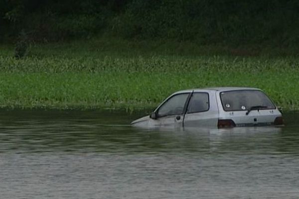 La voiture de la victime retrouvée ce matin par les secours