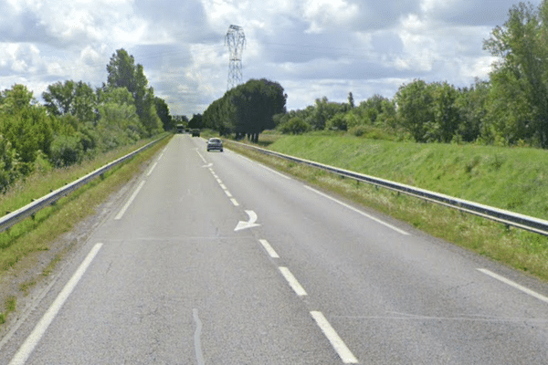 L'accident de la circulation a eu lieu sur cette partie de la route départementale D916 à Escalquens (Haute-Garonne).