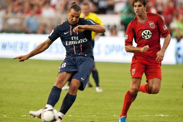 "Ibra" a inscrit son premier but sous les couleurs du PSG face à DC United.