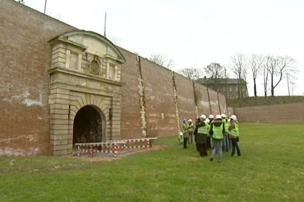 Le chantier de la citadelle d'Amiens