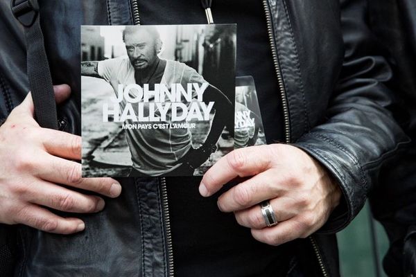 L'album posthume de Johnny Hallyday présenté le 15 octobre 2018 à Paris.