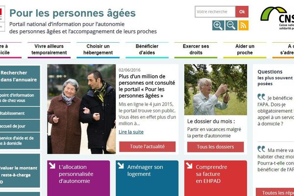 Plus d'un million de visiteurs pour le site d'information pour personnes âgées
