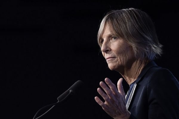 Marielle de Sarnez lors d'un congrès du MoDem, le 17 décembre 2017.