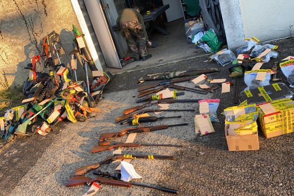 Un véritable arsenal saisi par les gendarmes du Lot et du Lot-et-Garonne