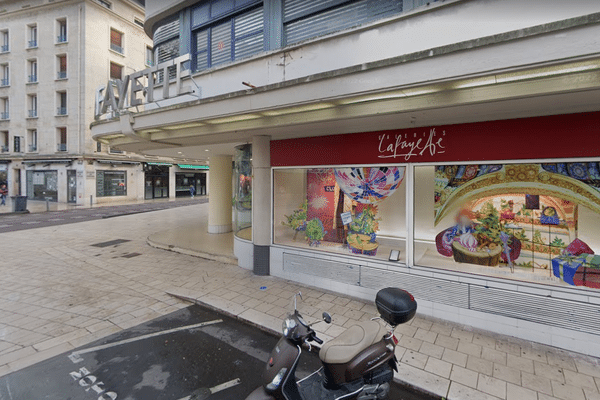 Les Galeries Lafayette de Rouen (Seine-Maritime).