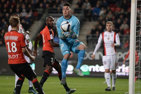 Stade Rennais - Nice au  Roazhon Park à Rennes (1 - 4).