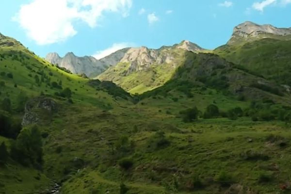 Les montagnes du col du Soulor entre les Pyrénées-Atlantiques et les Hautes-Pyrénées