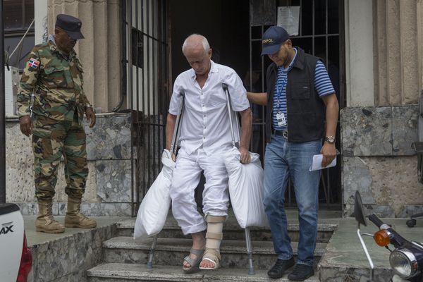 Alain Castany blessé à la jambe