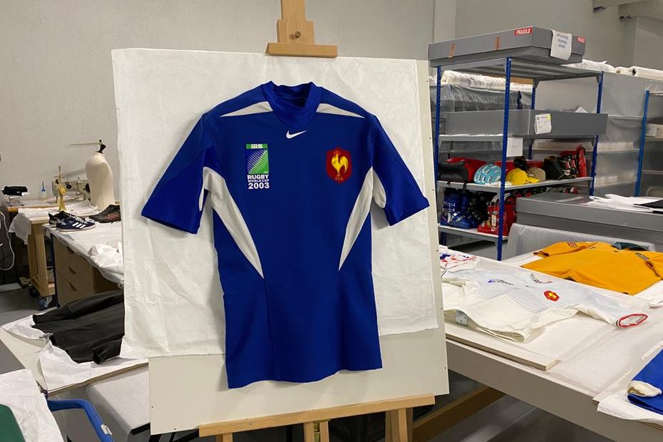 Rugby World Cup.  In Nice, the National Sports Museum puts the shirts in the spotlight