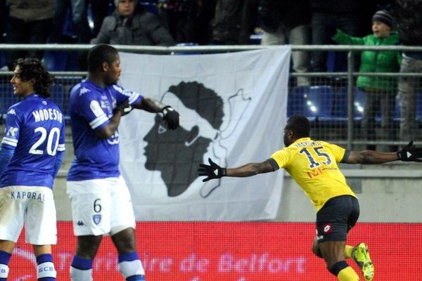 Stade Auguste Bonal à  Montbeliard, le 23 novembre 2013