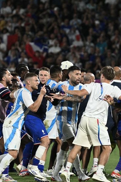 France Argentine. Fin de match tendue après la victoire tricolore en 1/4 de finale des JO de Paris 2024