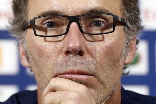 Laurent Blanc en conférence de presse.