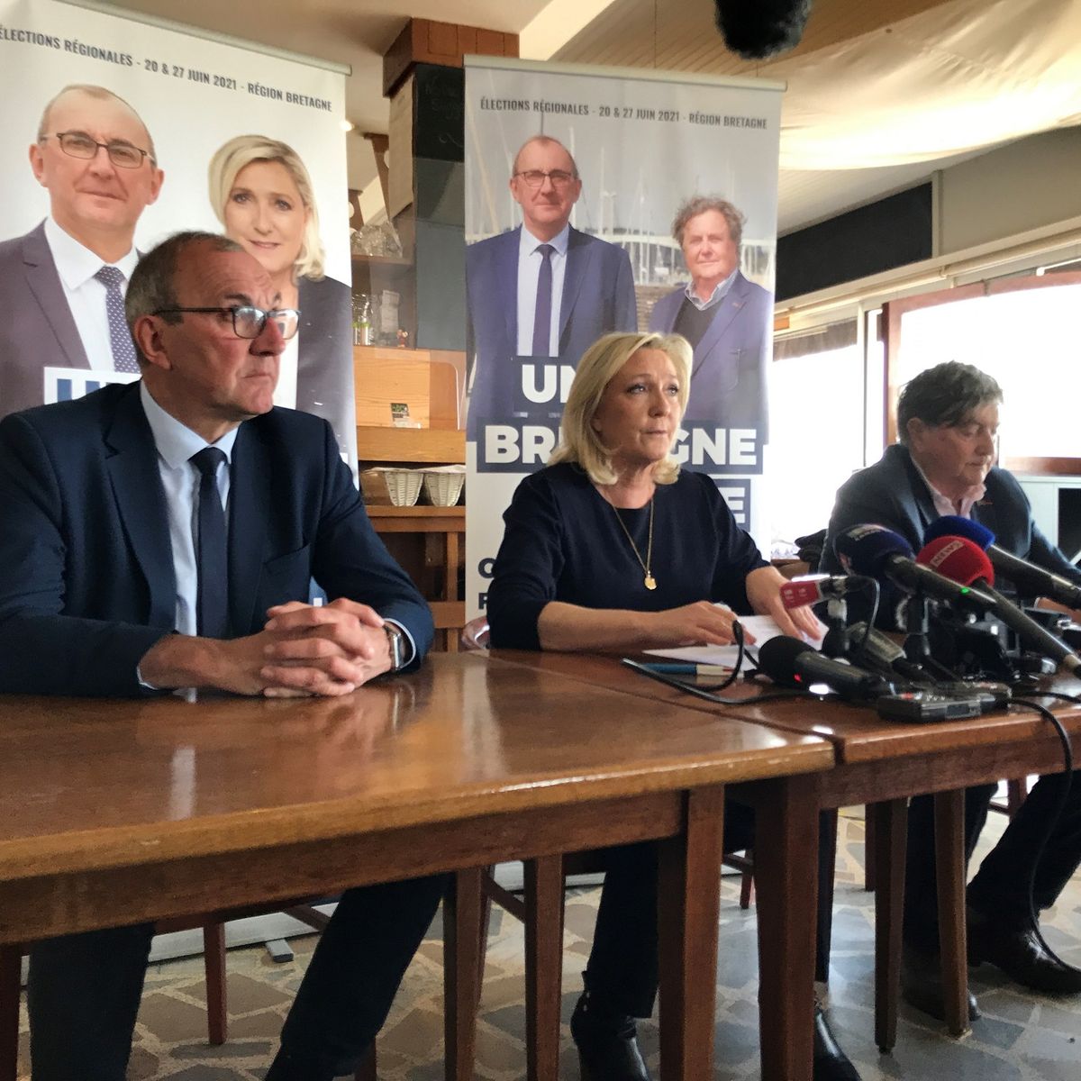 Elections Regionales 2021 En Bretagne Marine Le Pen Annonce La Candidature De Florent De Kersauson Pour Le Rn