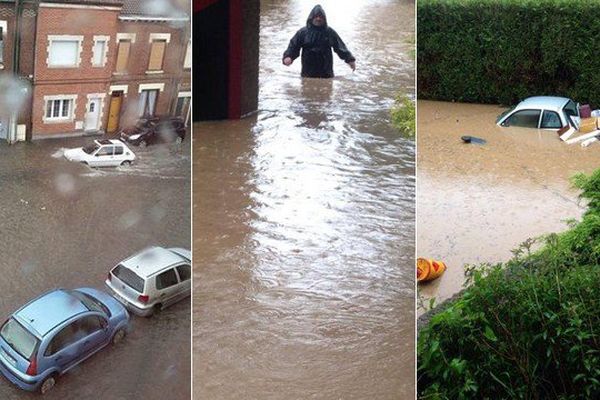 Inondations dans le Nord et le Pas-de-Calais.