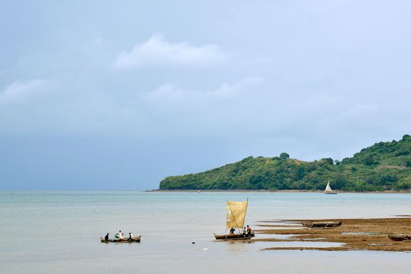 Paysage côtier sur Nosy Be (Madagascar)