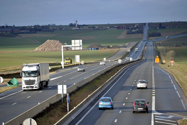 La RN 154 en Eure-et-Loir, photo d'illustration.