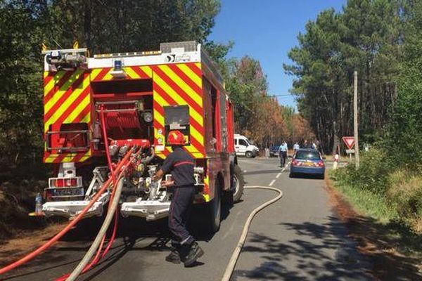 Les pompiers en action cet été à Ruaudin (72)