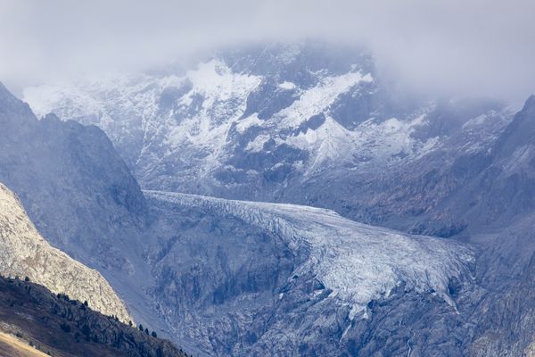 Au parc national des Ecrins, de la neige est tombée ces deux dernières nuits - 19 août 2022