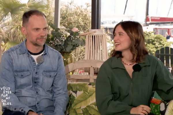 Fabien Montagner et Marilyn Lima sur le plateau de Vous Etes Formidables Occitanie