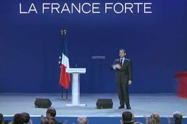 Nicolas Sarkozy avait animé un meeting à Besançon le 30 mars 2012