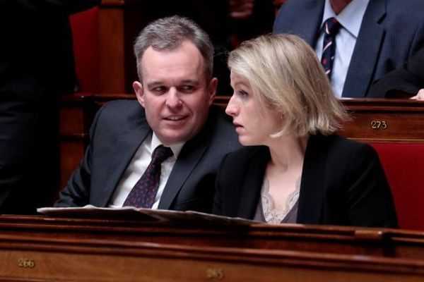 Séance de questions d'actualité au gouvernement, en présence de Francois de Rugy et Barbara Pompili, le 19 mars 2013. 