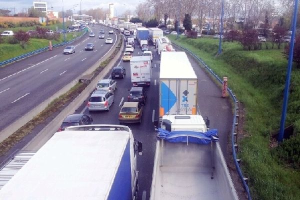 L'accident a généré un gros bouchon