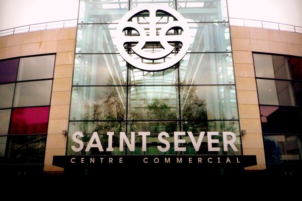 Le centre commercial Saint-Sever de Rouen.