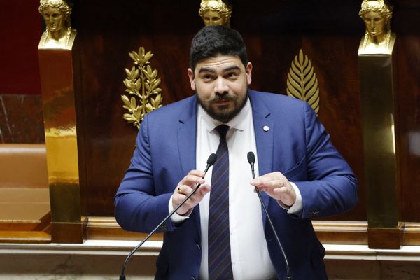 Guillaume Kasbarian à l'Assemblée nationale le 13 mars 2023.