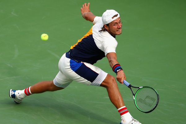 Lucas Pouille ce dimanche à l'US Open